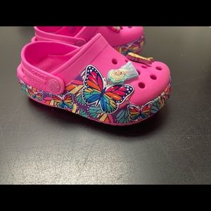 EUC Girls Toddler Crocs